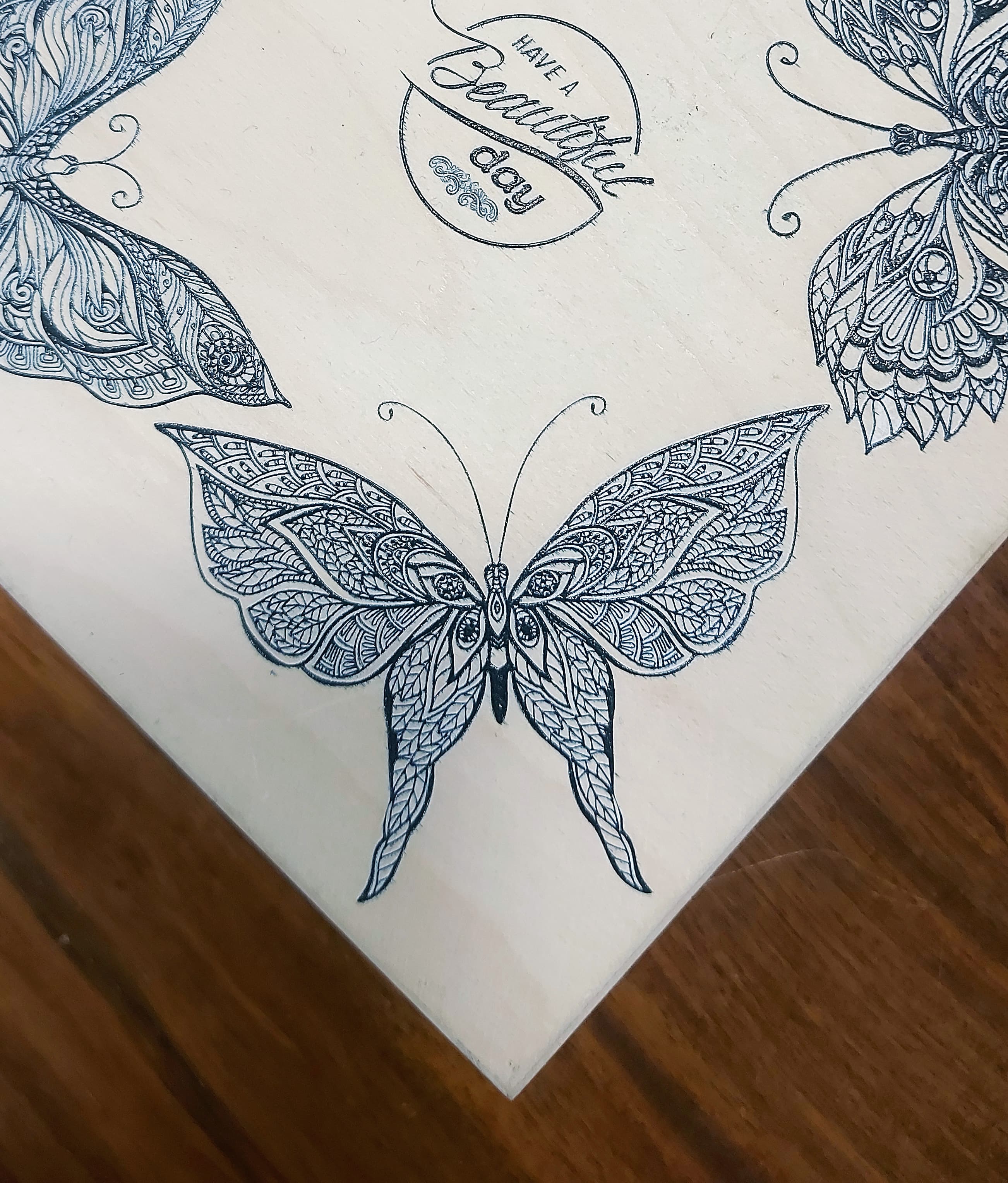 Plywood UV Printing Sample 01